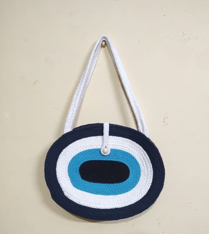 Ocean Eye Designer Rope Bag