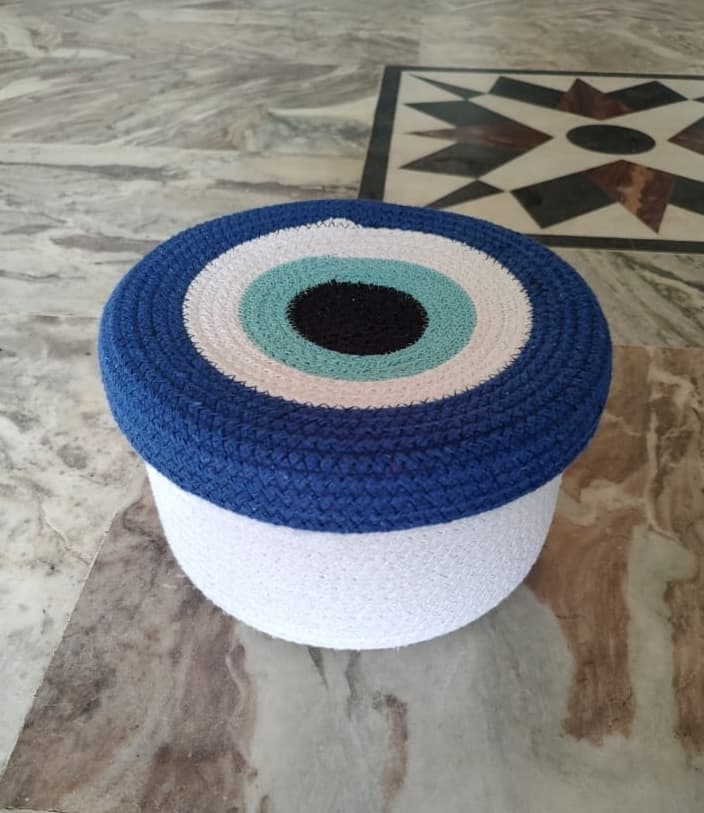 Evil Eye Storage Basket