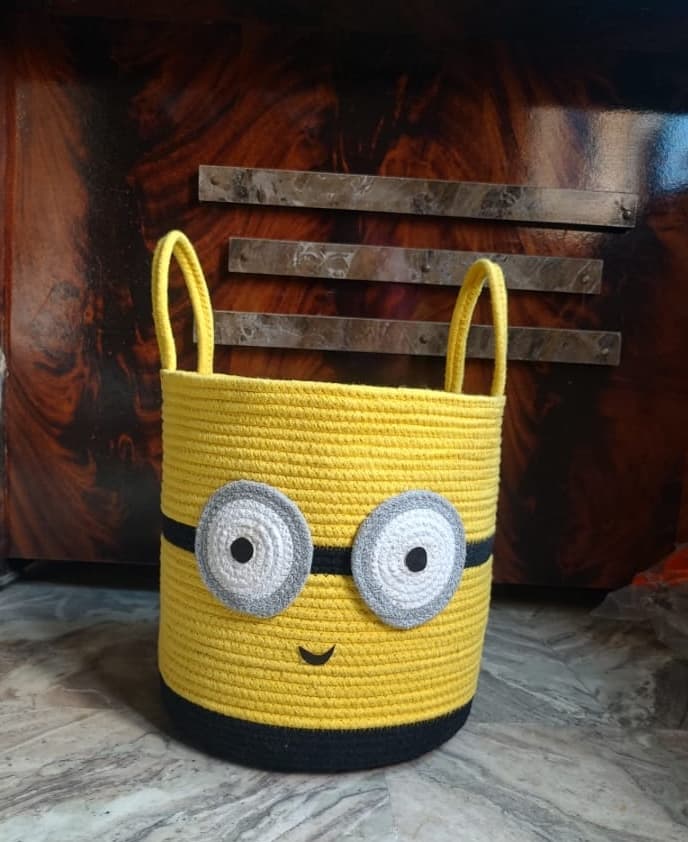 Cotton Rope Toy Storage Basket
